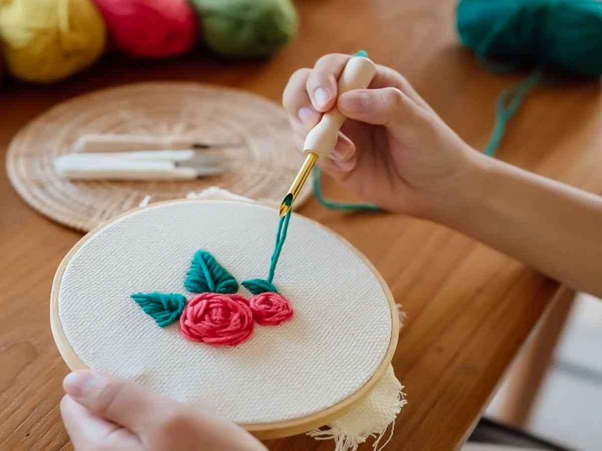 Common Beginner Mistakes in Punch Needle Embroidery – And How to Fix Them