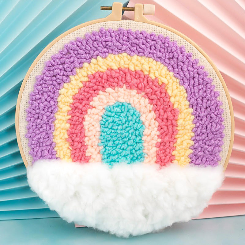 poking embroidery wool handmade embroidery DIY material package poking music set