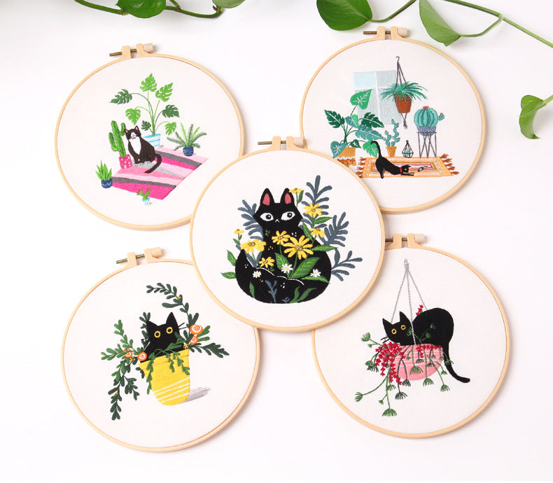 Embroidery Kits Embroidery DIY Material Kits Beginner Entry New Product