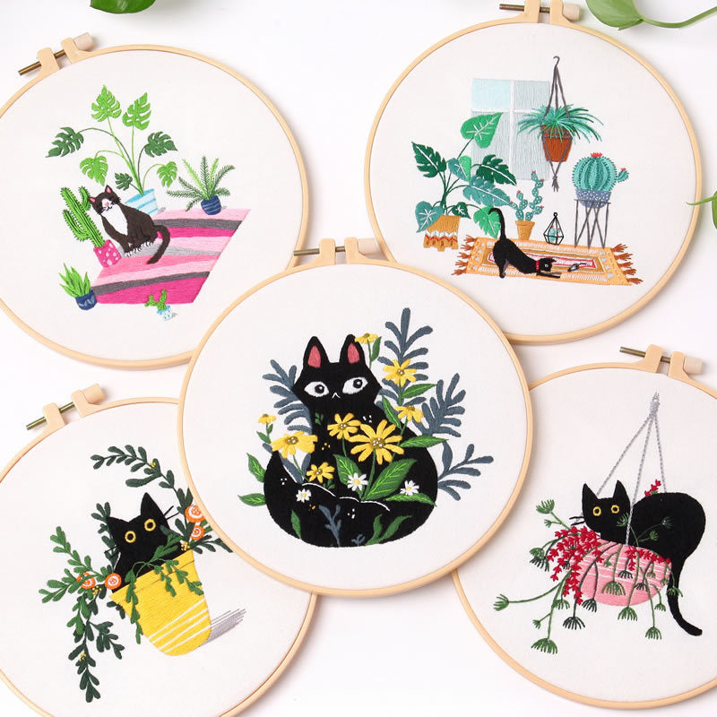 Embroidery Kits Embroidery DIY Material Kits Beginner Entry New Product
