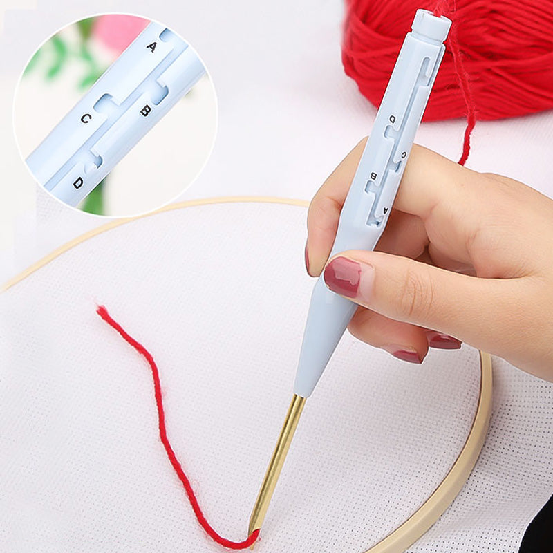 Punch Needle Tool Set for Chunky Yarn Embroidery Rug Hooking and Punch Needle Crafts
